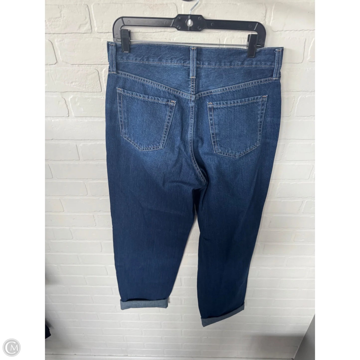 Jeans Straight By Old Navy In Blue Denim, Size: 10