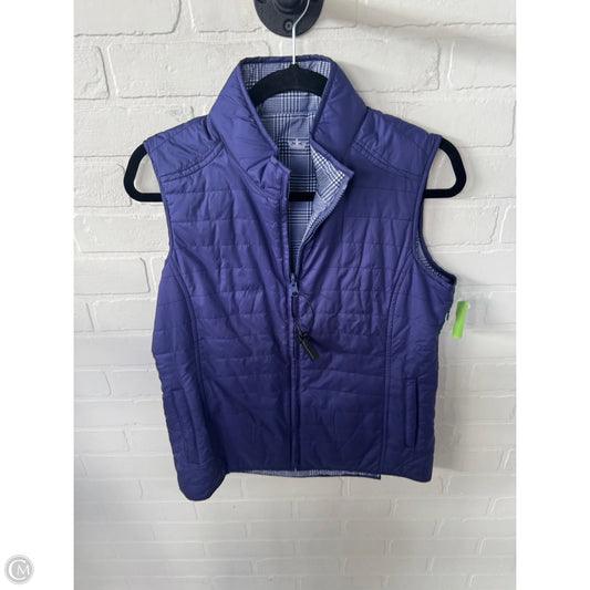 Vest Puffer & Quilted By Peter Millar In Purple, Size: M