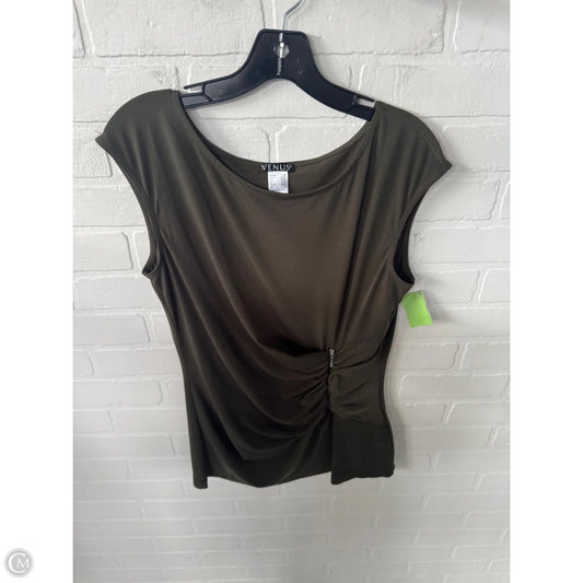 Top Sleeveless By Venus In Green, Size: M