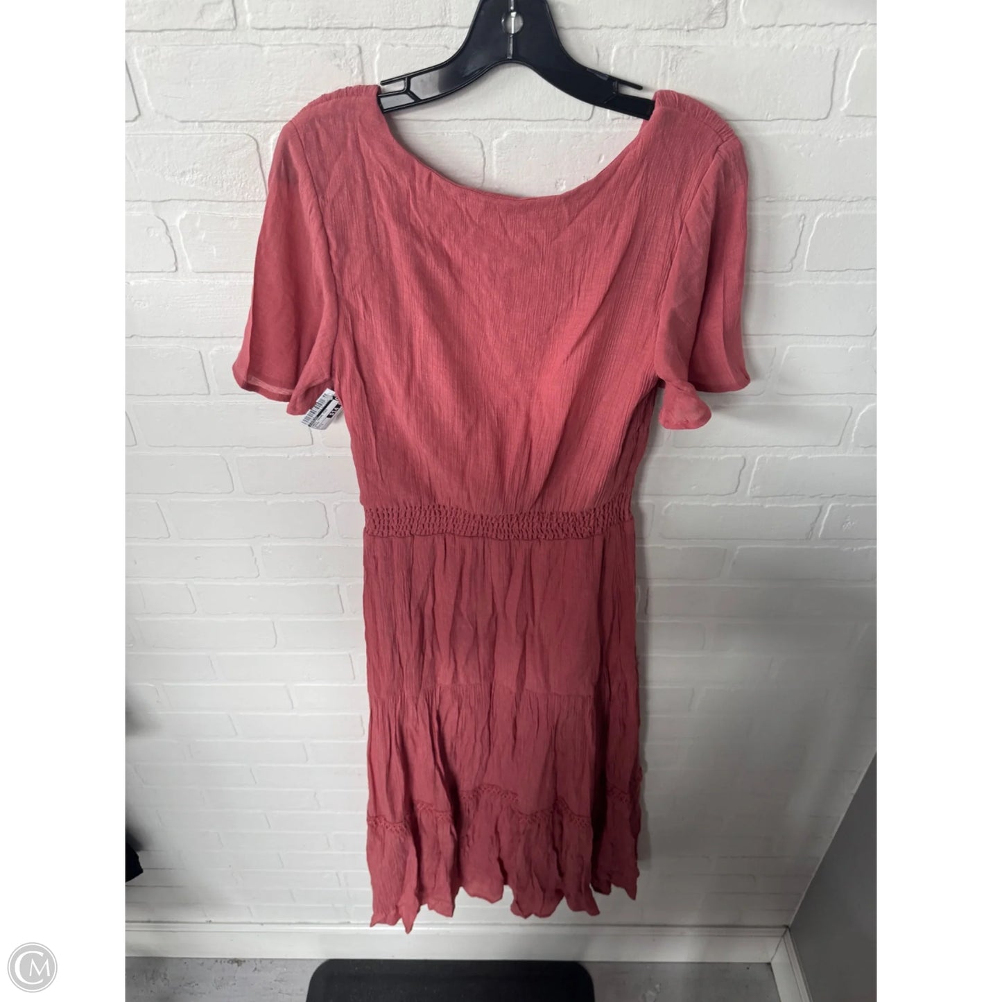 Dress Casual Midi By Luxology In Orange, Size: S