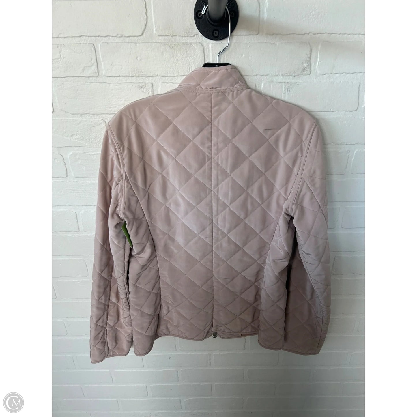 Jacket Puffer & Quilted By Hilary Radley In Tan, Size: S