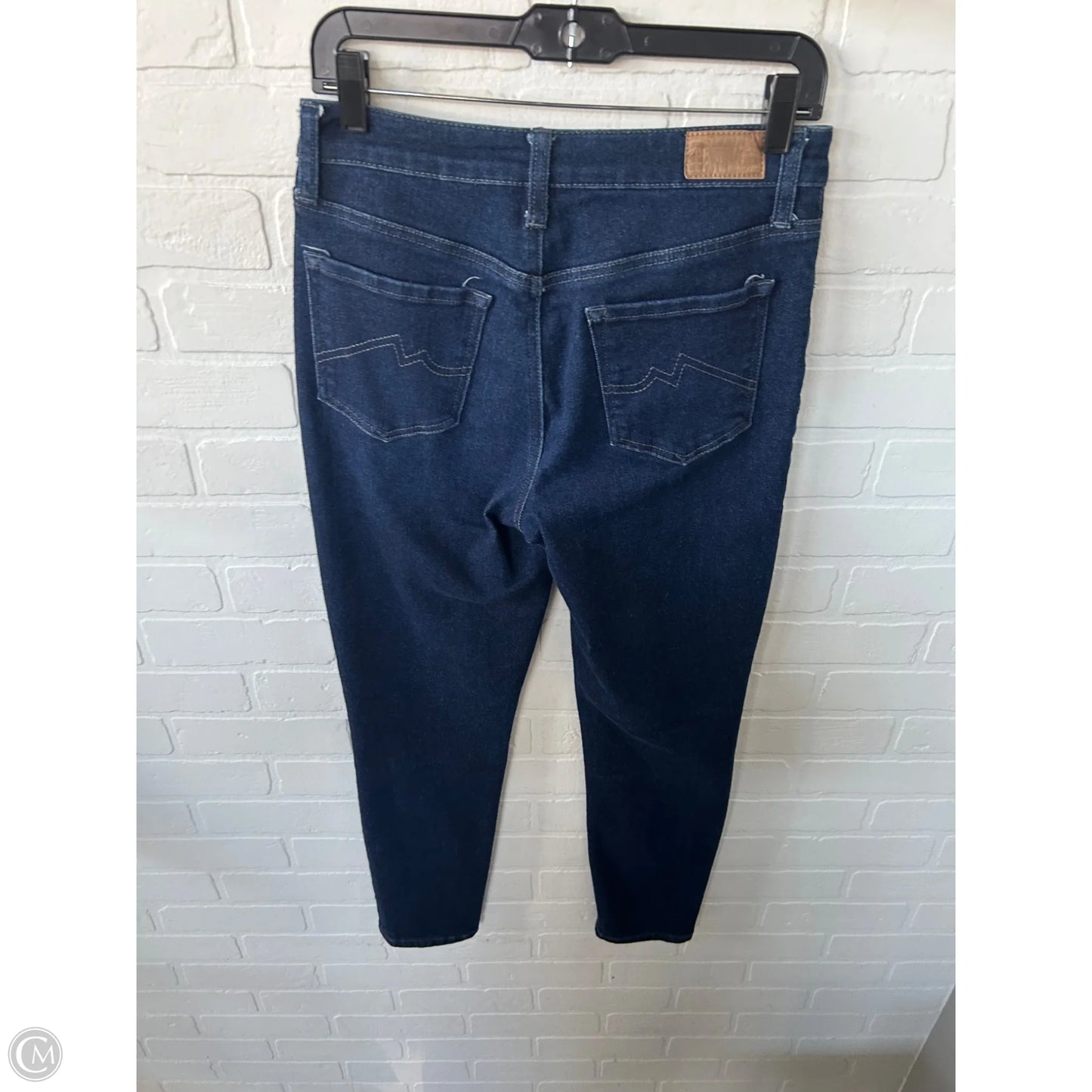 Jeans Skinny By Max Studio In Blue Denim, Size: 8