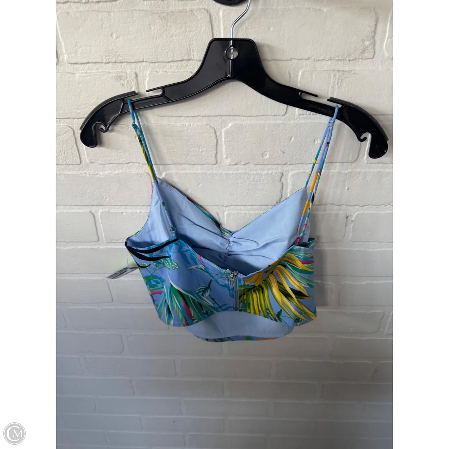 Top Sleeveless By Superdown In Blue, Size: M