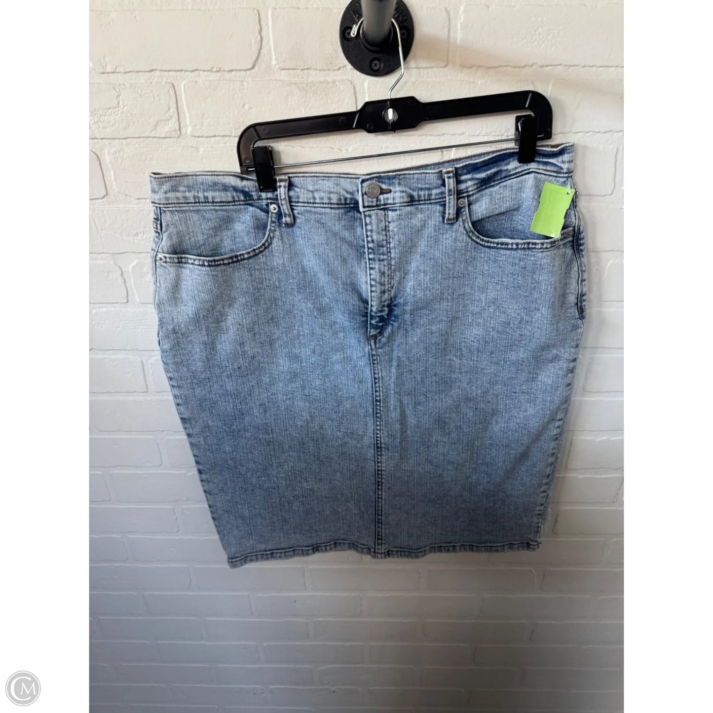 Skirt Mini & Short By Banana Republic In Blue Denim, Size: 18