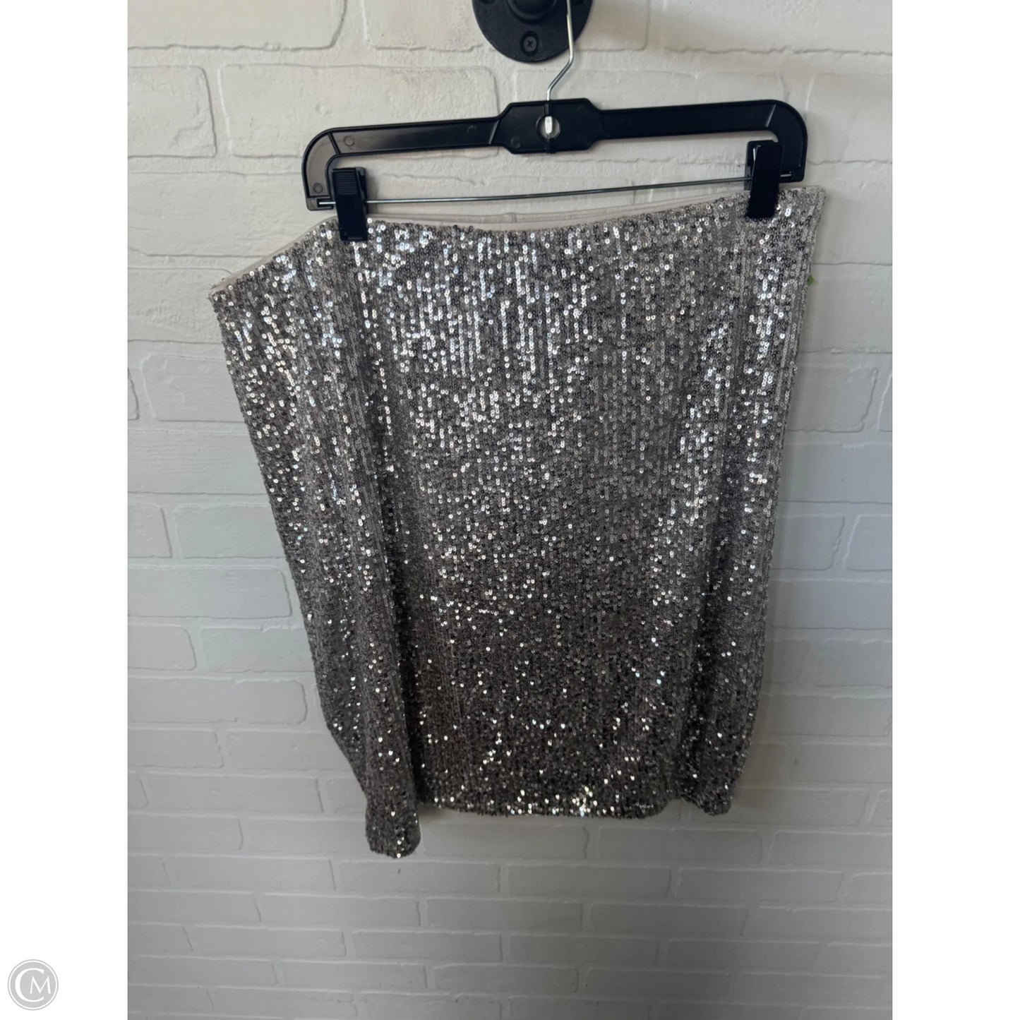 Skirt Midi By Cable And Gauge In Silver, Size: 16