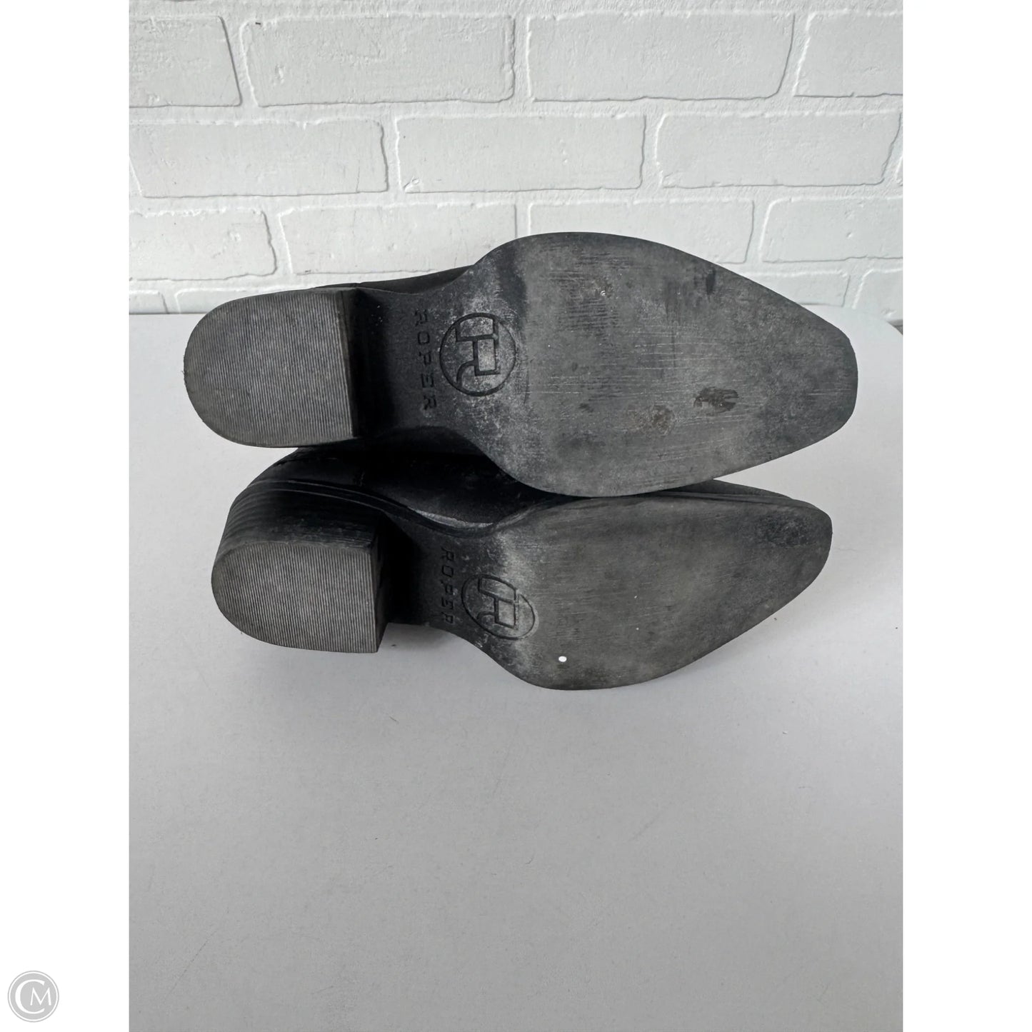 Boots Western By Roper In Black, Size: 8.5