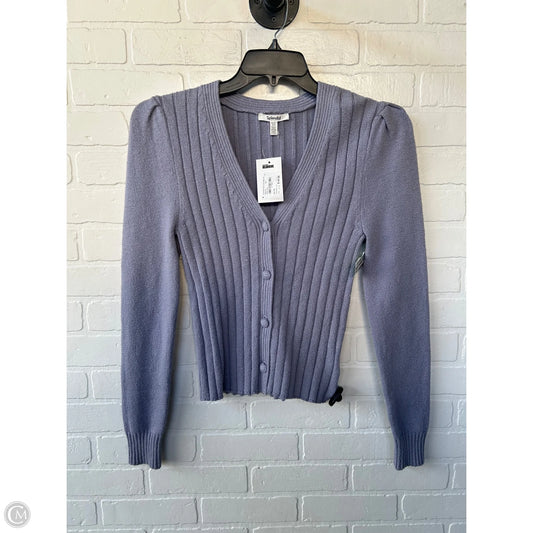 Sweater Cardigan By Splendid In Purple, Size: Xs
