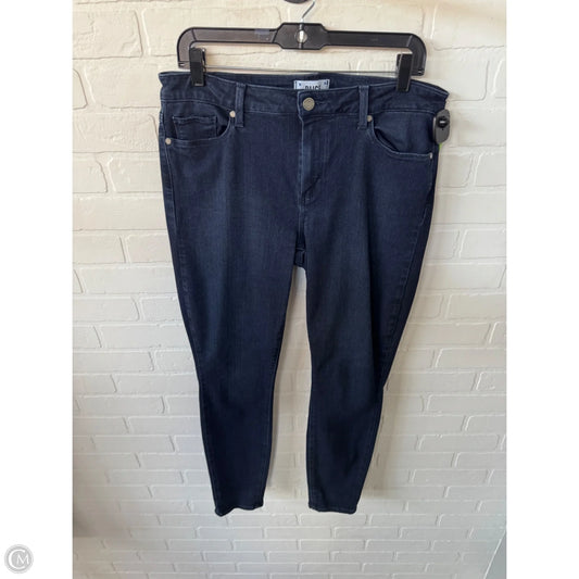 Jeans Skinny By Paige In Blue Denim, Size: 14