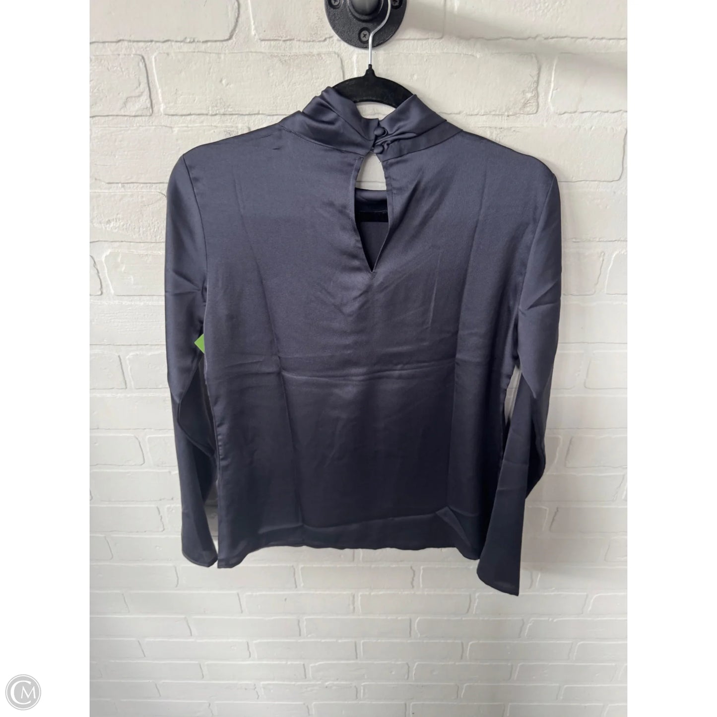 Top Long Sleeve By Banana Republic In Blue, Size: Xs