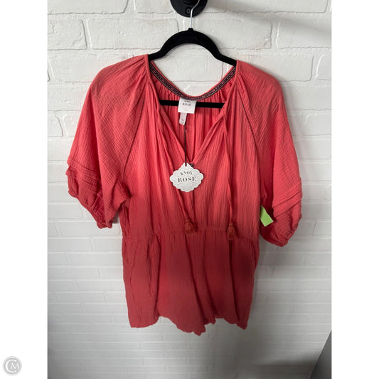 Romper By Knox Rose In Orange, Size: Xl