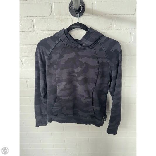 Athletic Sweatshirt Hoodie By Lululemon In Black, Size: S