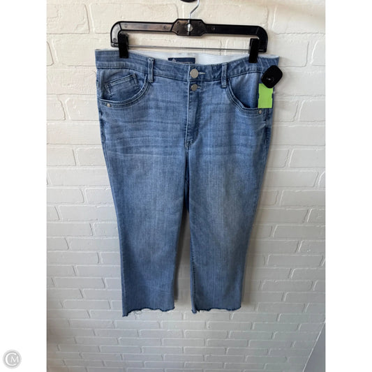 Jeans Cropped By Democracy In Blue Denim, Size: 14