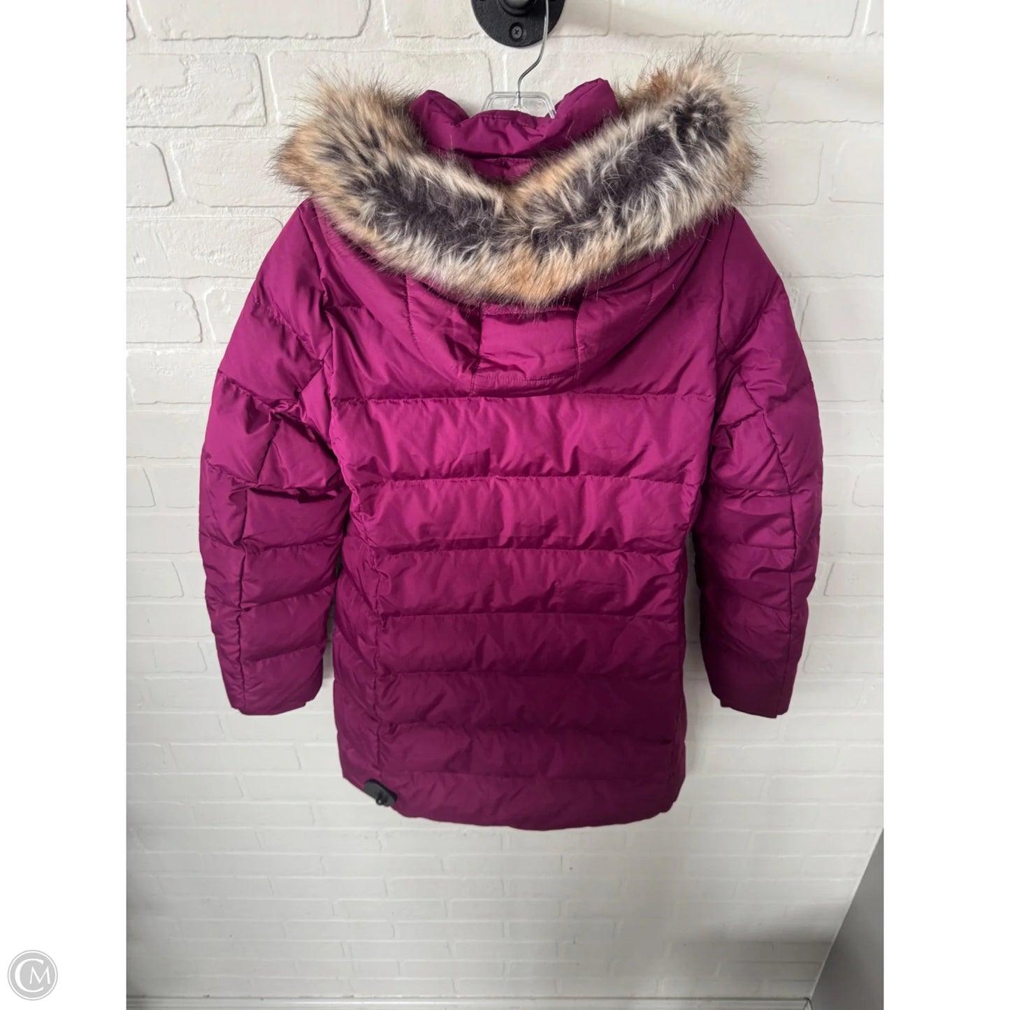 Coat Puffer & Quilted By Lands End In Pink, Size: Xs