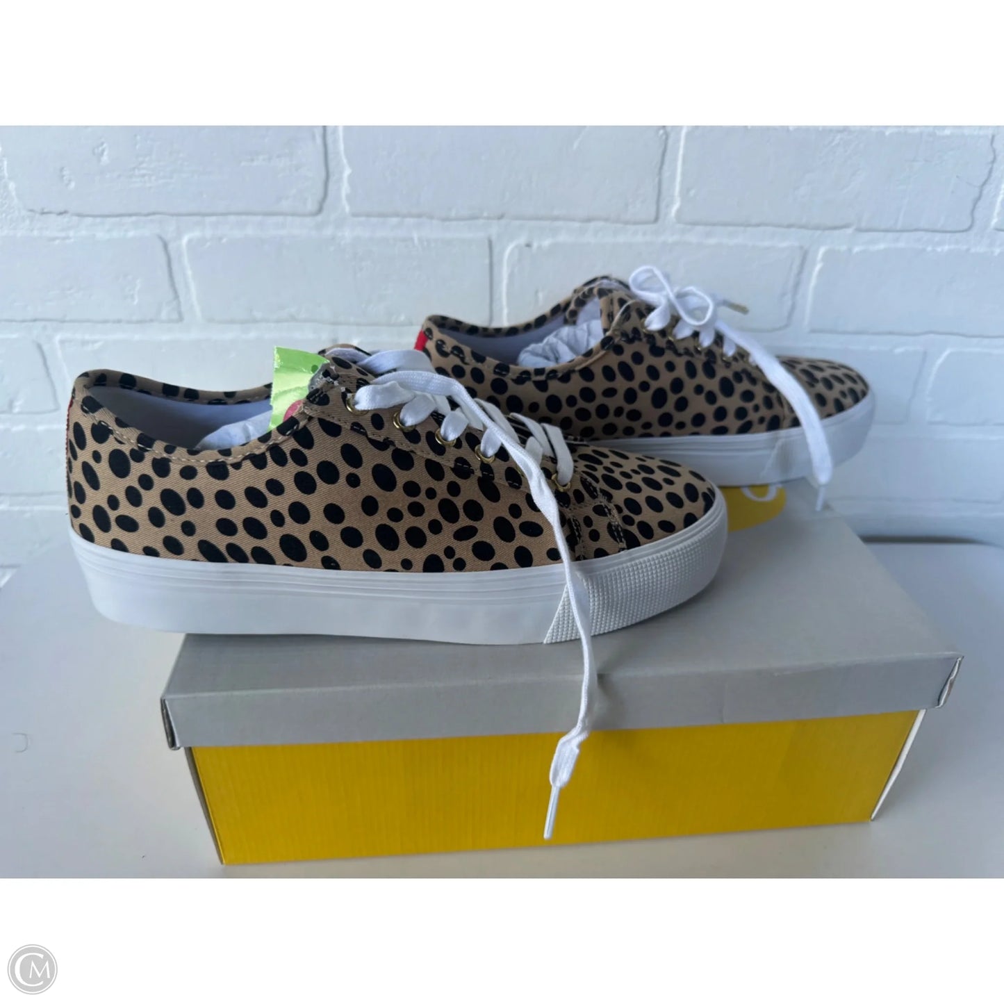 Shoes Sneakers Platform By Boden In Black & Tan, Size: 9.5
