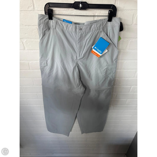 Athletic Pants By Columbia In Grey, Size: 12