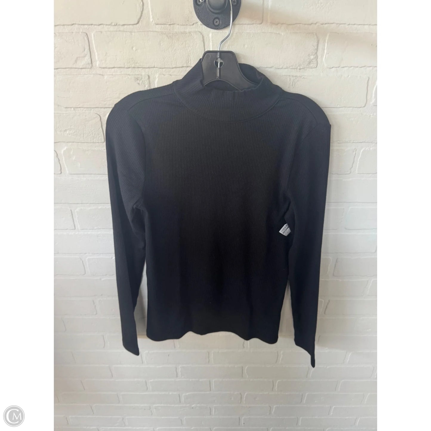Top Long Sleeve By Talbots In Black, Size: M