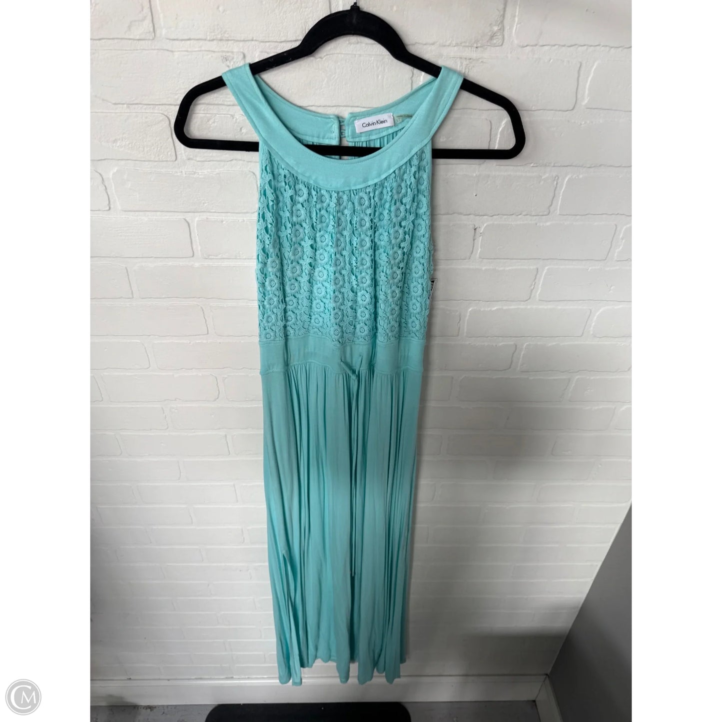 Dress Casual Maxi By Calvin Klein In Blue, Size: L