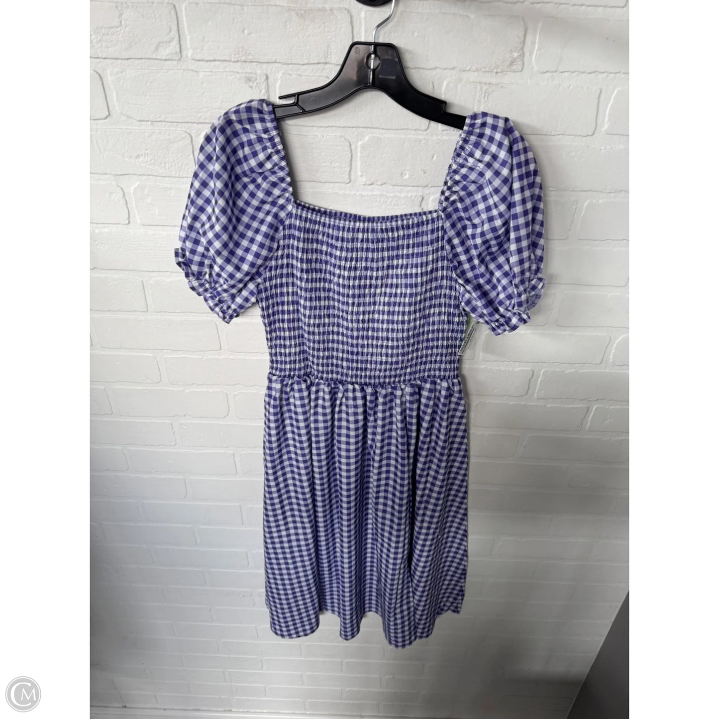 Dress Casual Midi By Cme In Purple & White, Size: M