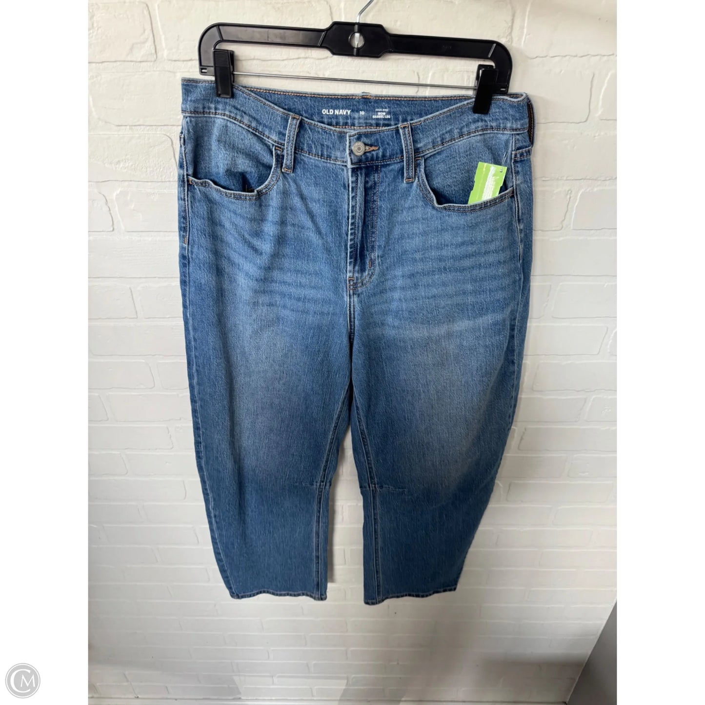 Jeans Straight By Old Navy In Blue Denim, Size: 10