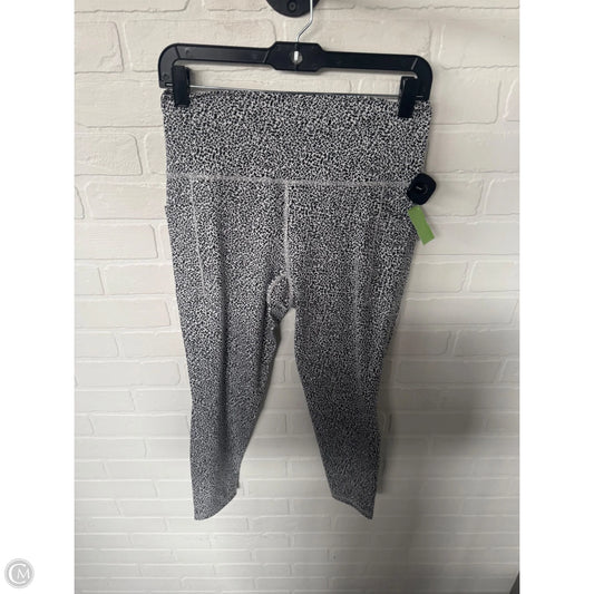Athletic Leggings By Athleta In Black & White, Size: 8