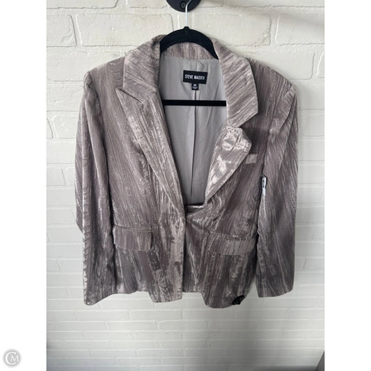 Blazer By Steve Madden In Grey, Size: M