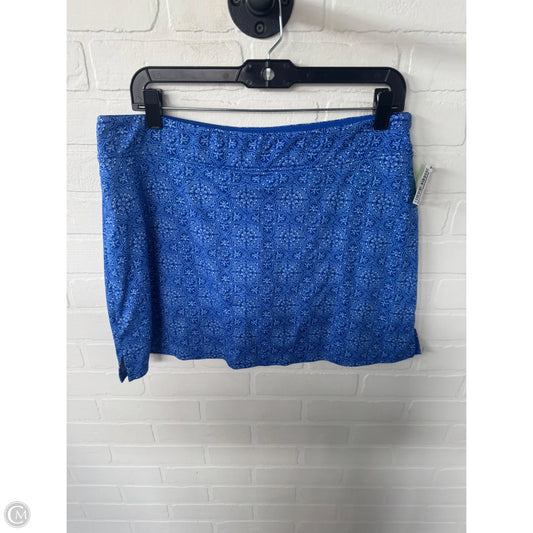 Skort By Tranquility In Blue Denim, Size: 12