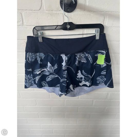 Athletic Shorts By Athleta In Blue & White, Size: 8