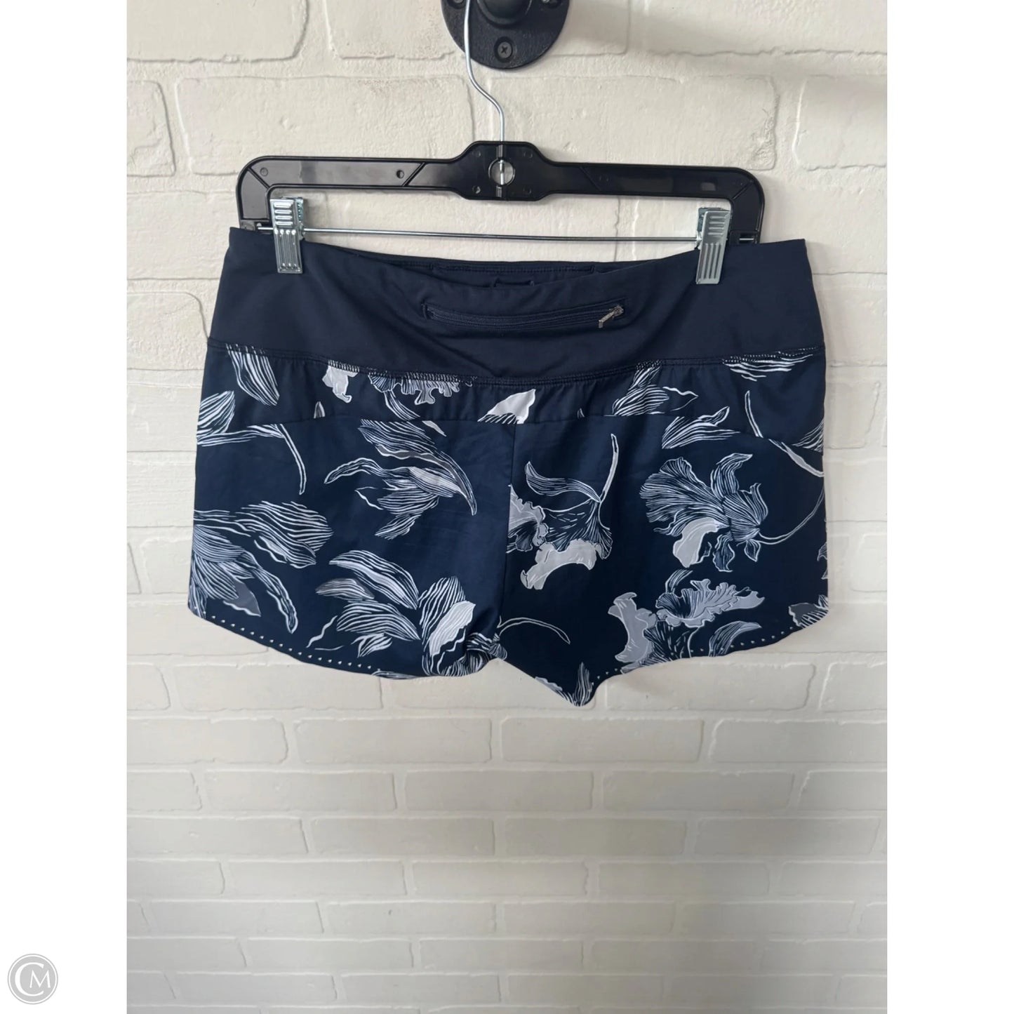 Athletic Shorts By Athleta In Blue & White, Size: 8
