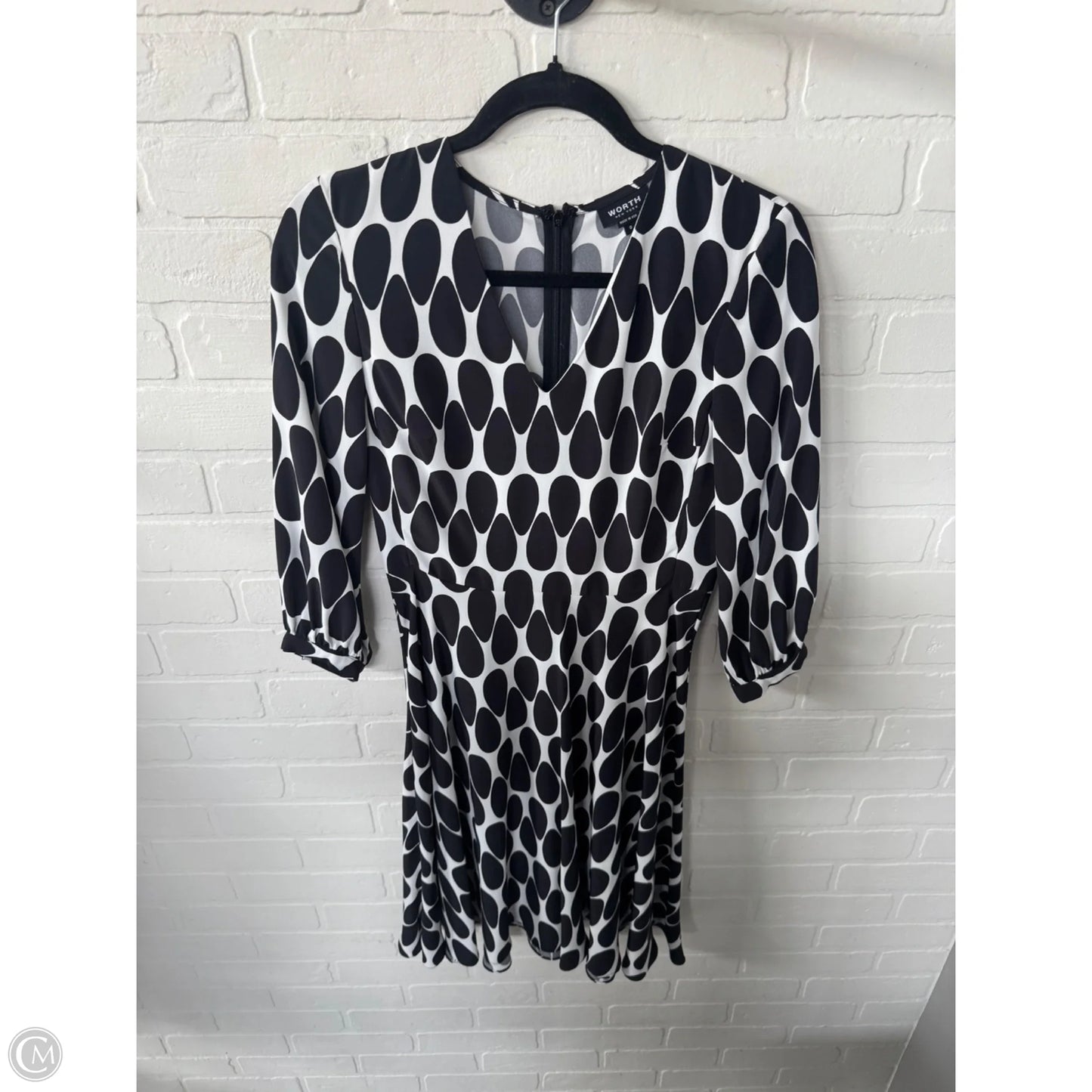 Dress Work By Clothes Mentor In Black & White, Size: Xs