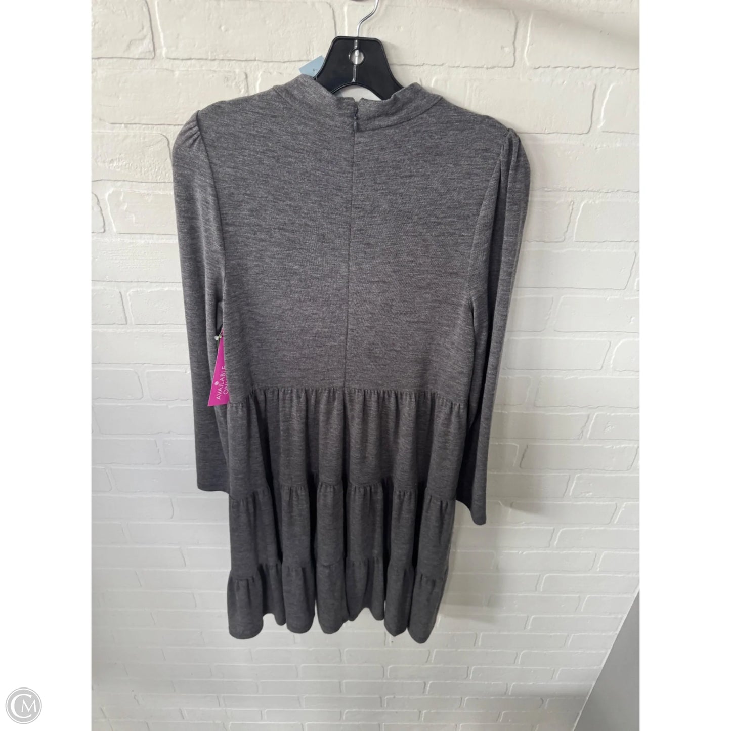 Dress Casual Short By Ann Taylor In Grey, Size: Sp