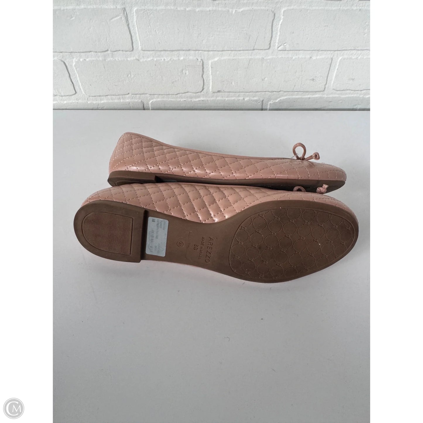 Shoes Flats By Clothes Mentor In Tan, Size: 8