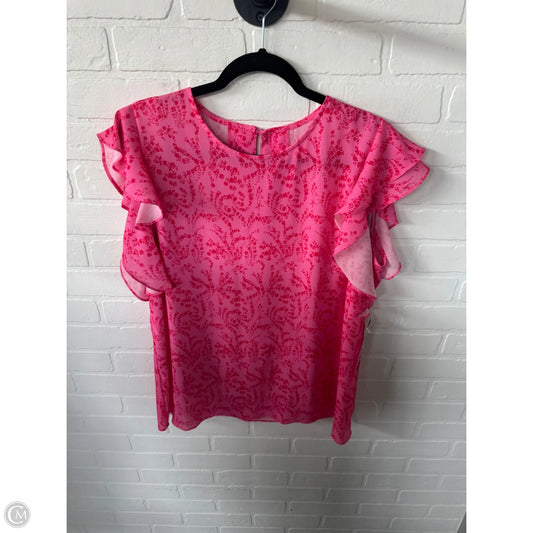 Top Short Sleeve By Clothes Mentor In Pink & Red, Size: Xl