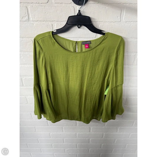 Top 3/4 Sleeve By Vince Camuto In Green, Size: S