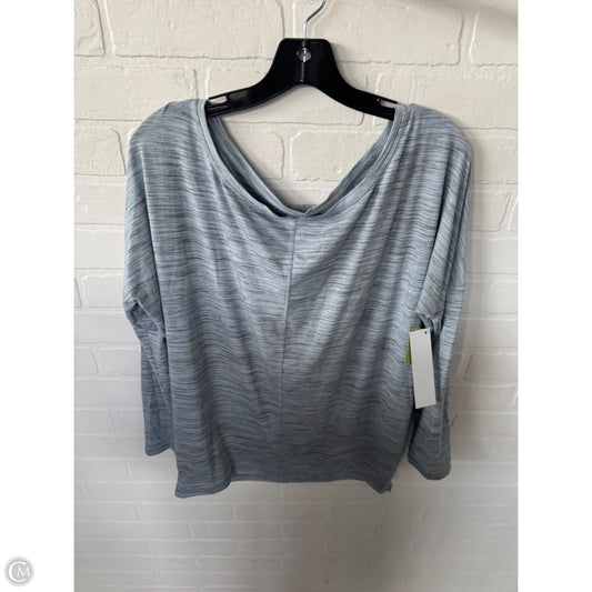 Athletic Top Long Sleeve Crewneck By Athleta In Blue, Size: S