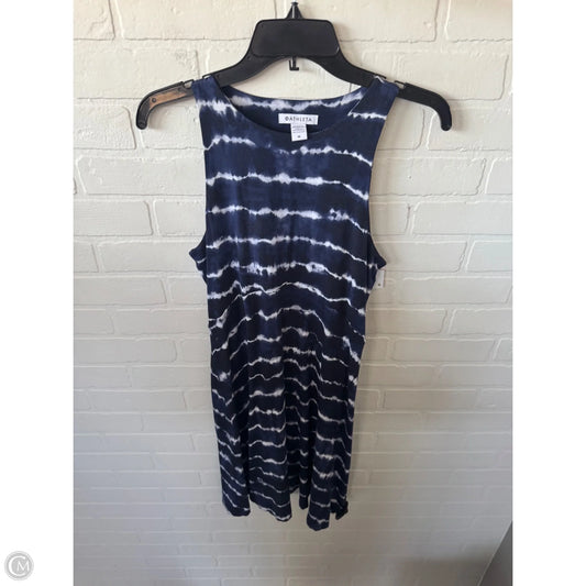 Athletic Dress By Athleta In Blue & White, Size: M