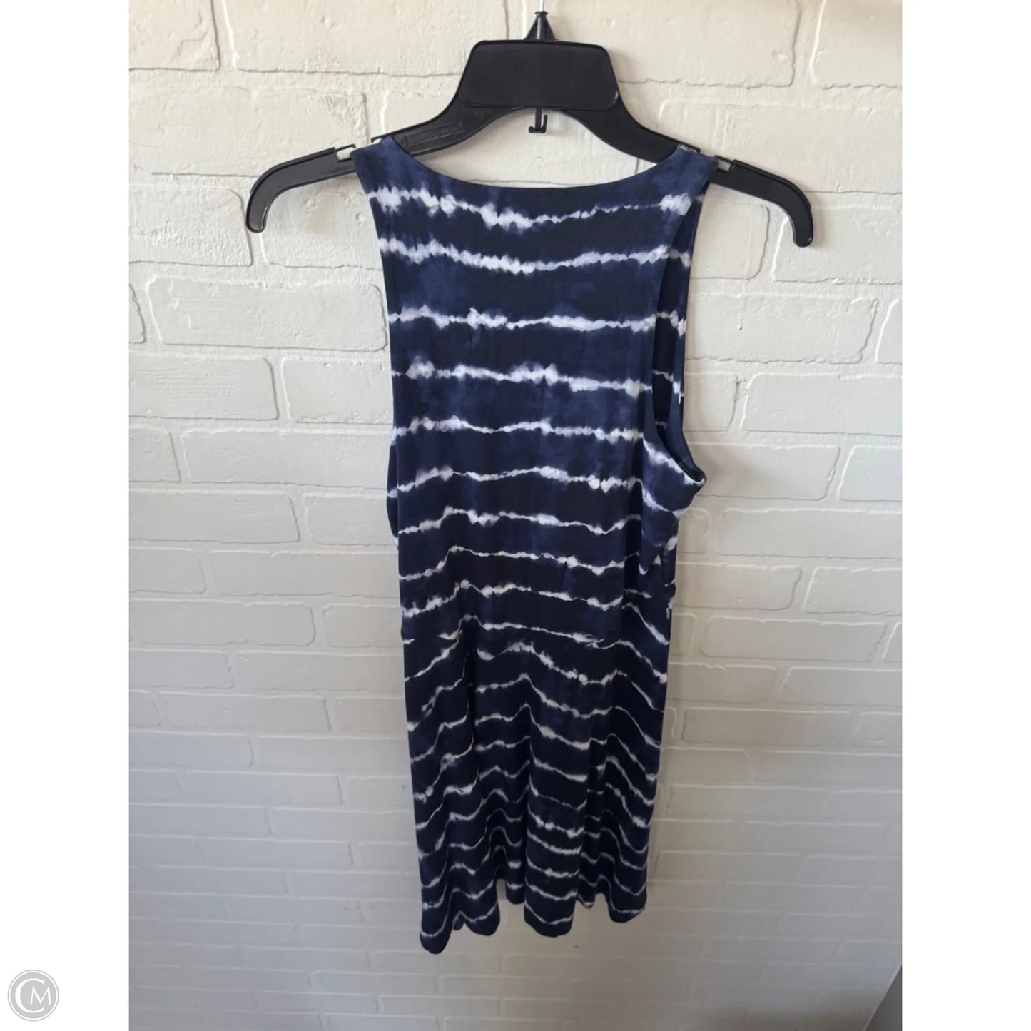 Athletic Dress By Athleta In Blue & White, Size: M