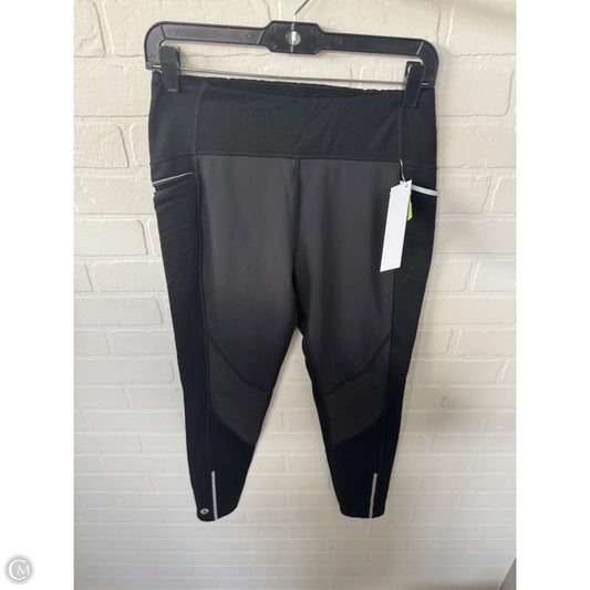 Athletic Leggings By Smartwool In Black, Size: 8