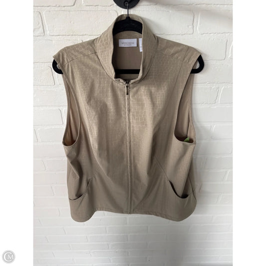 Vest Other By Chicos In Tan, Size: Xl