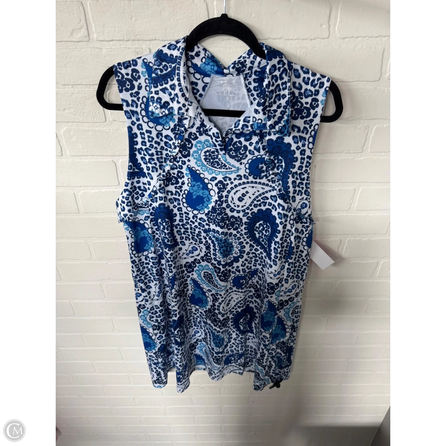 Athletic Dress By Gottex In Blue & White, Size: Xl