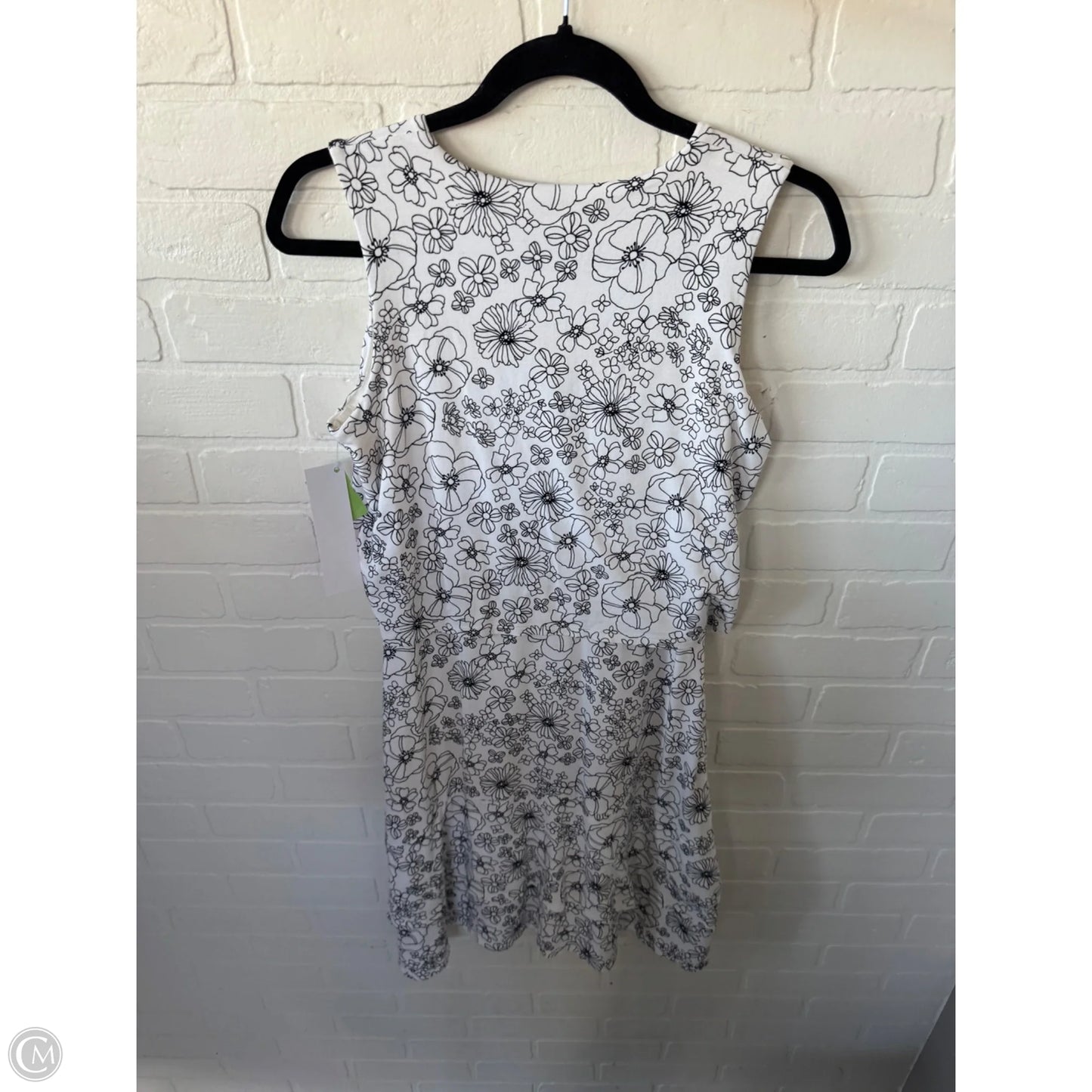 Dress Casual Midi By J. Jill In Black & White, Size: Xs