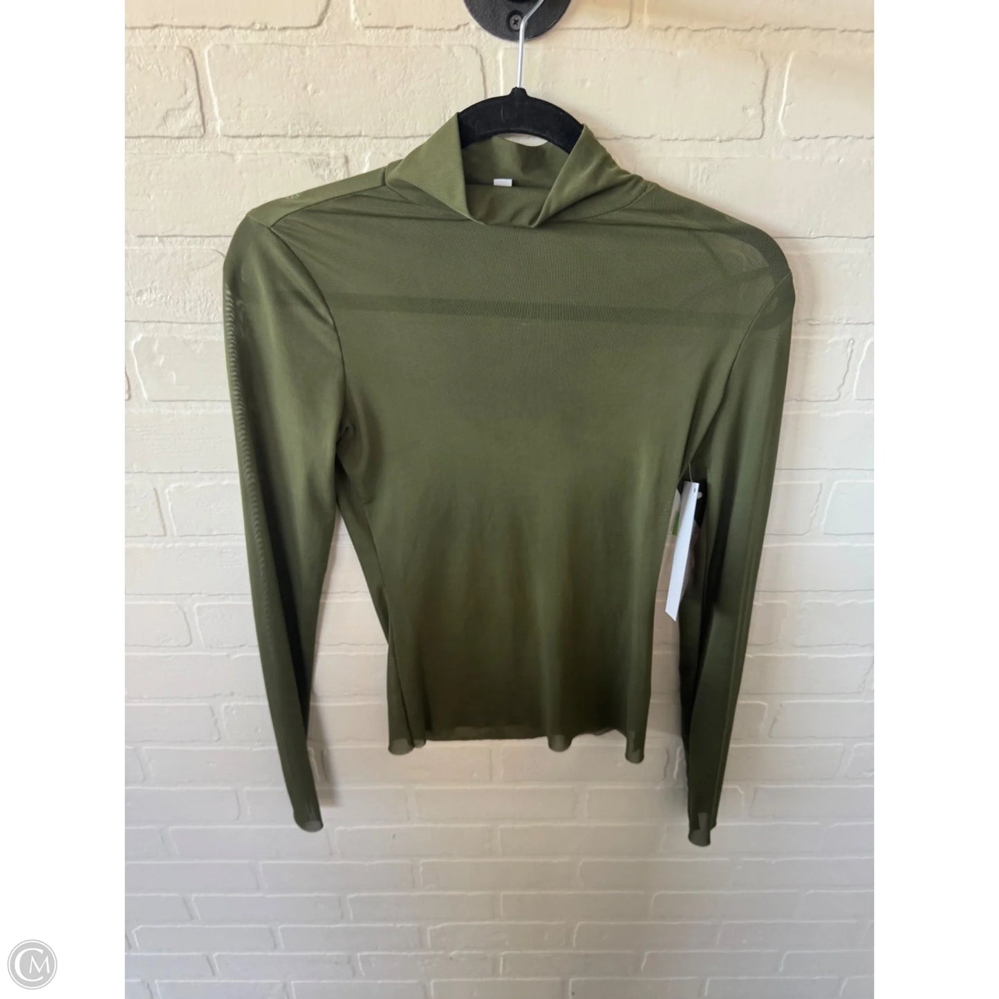 Top Long Sleeve By Afrm In Green, Size: S