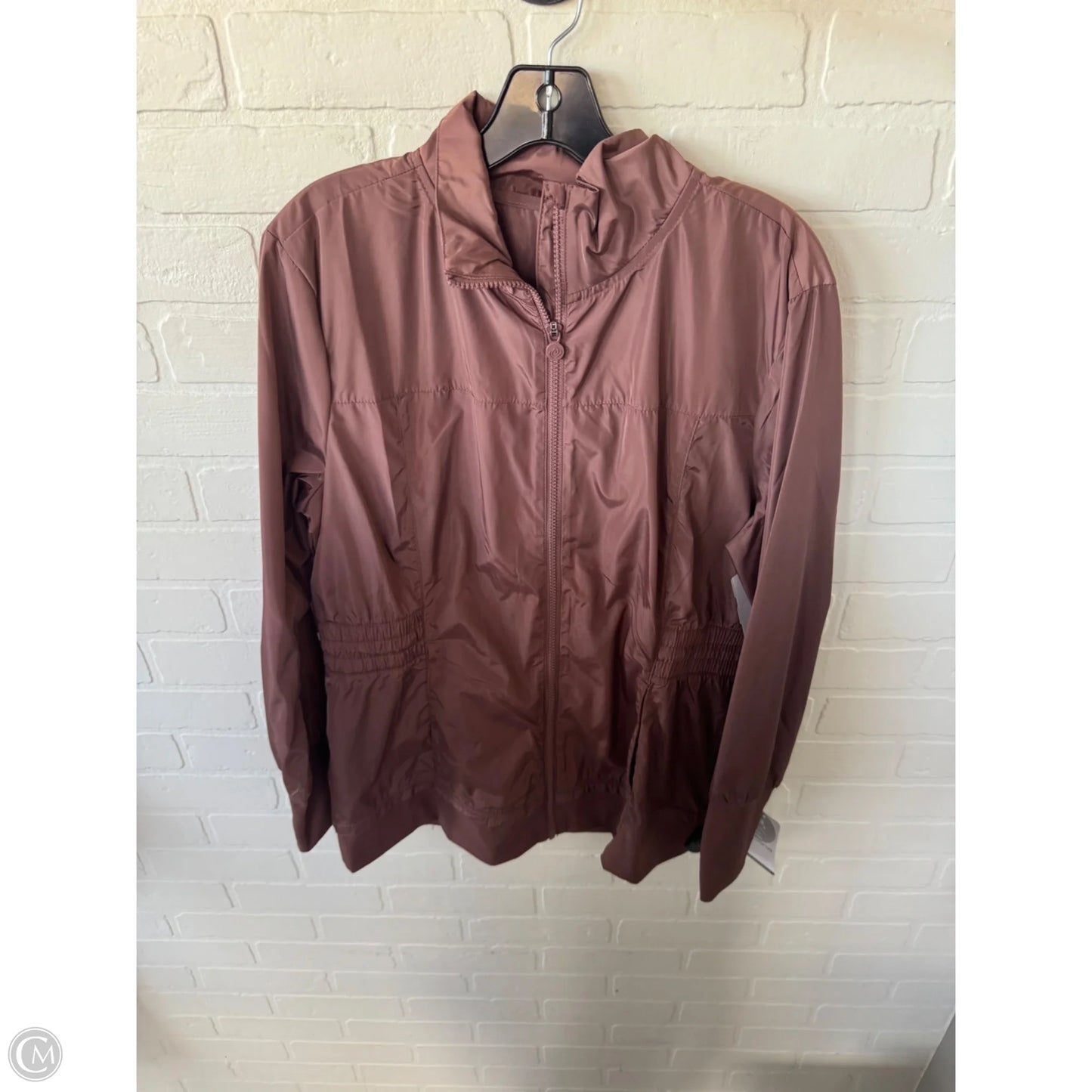 Athletic Jacket By Apana In Brown, Size: L