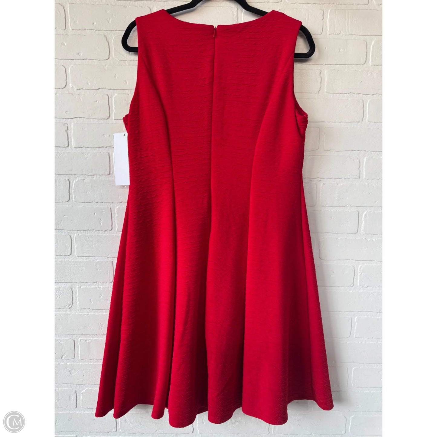 Dress Party Midi By Sandra Darren In Red, Size: L
