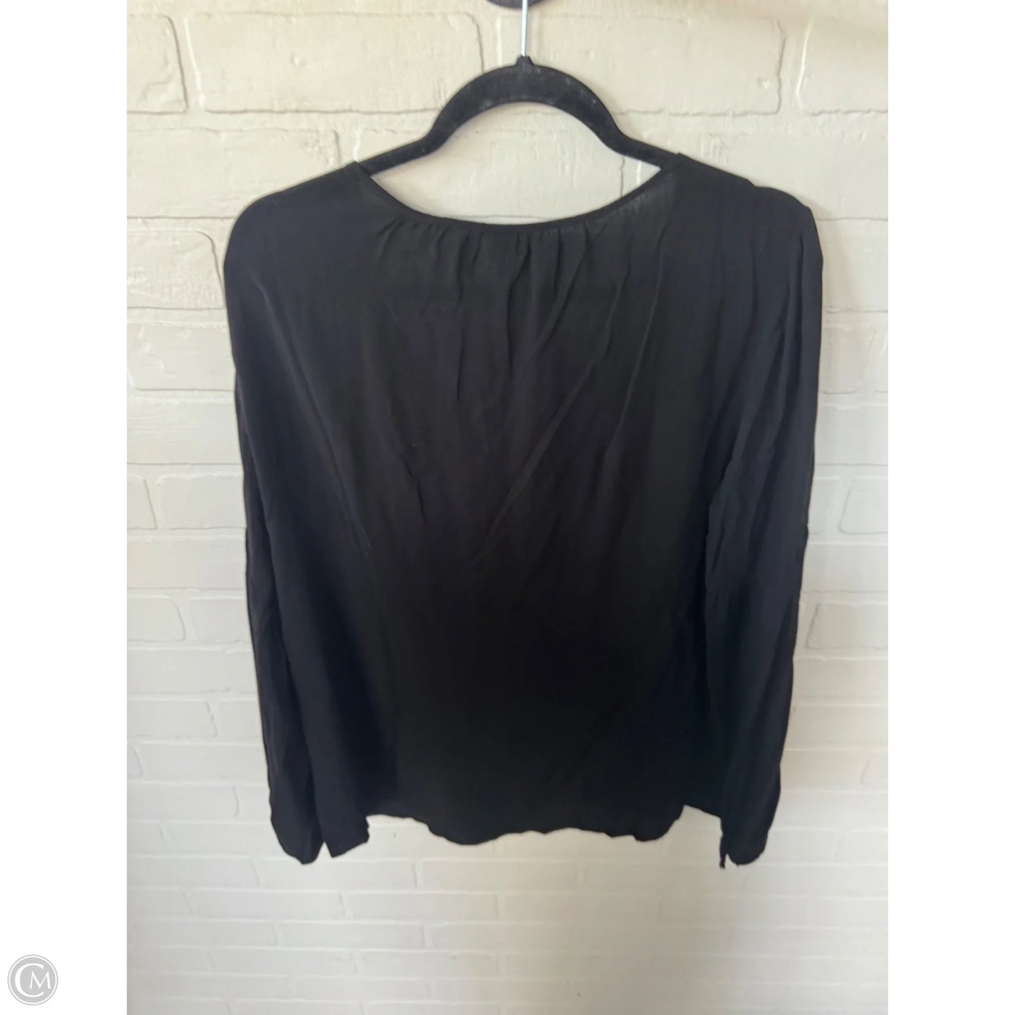 Top Long Sleeve By Old Navy In Black, Size: L