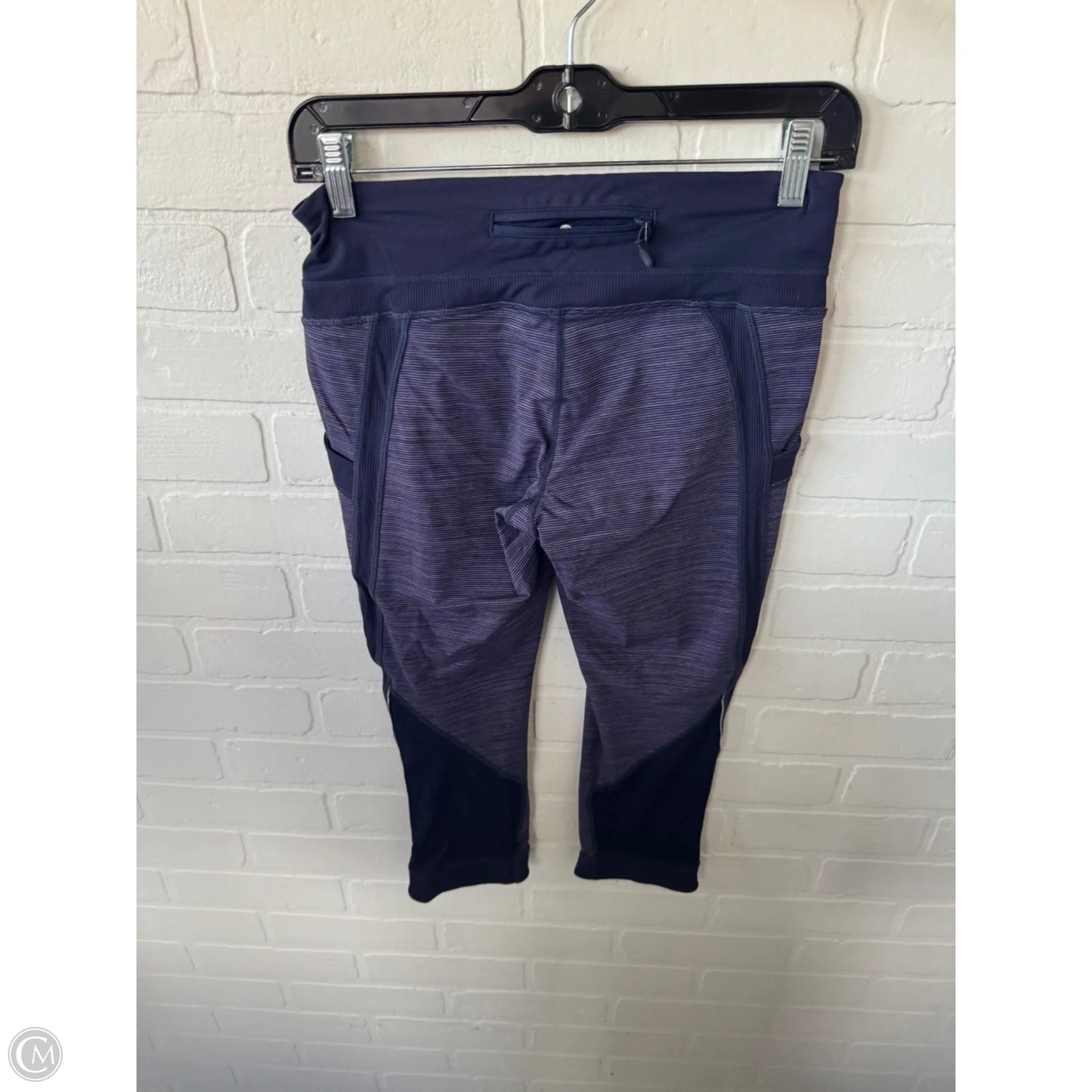 Athletic Capris By Lululemon In Purple, Size: 6