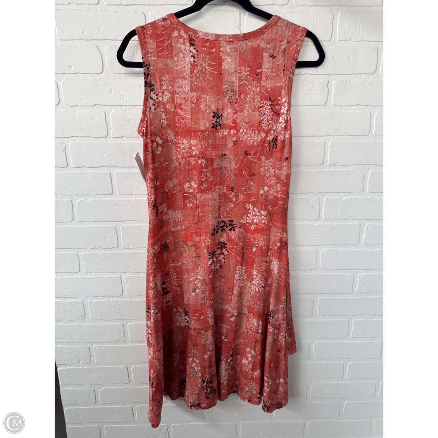 Dress Casual Short By Peruvian Connection In Orange & Pink, Size: S