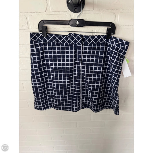 Athletic Skort By Izod In Blue & White, Size: 14