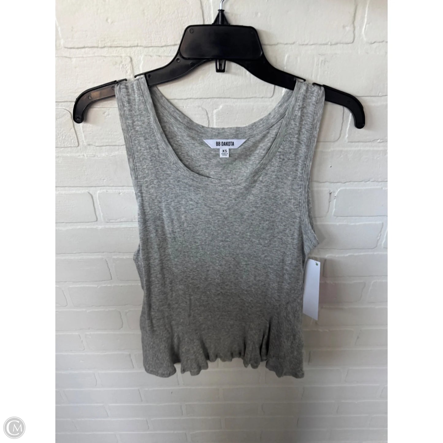 Top Sleeveless By Bb Dakota In Grey, Size: Xs