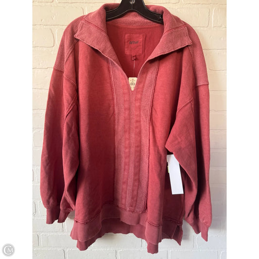Sweatshirt Collar By Aerie In Orange, Size: L