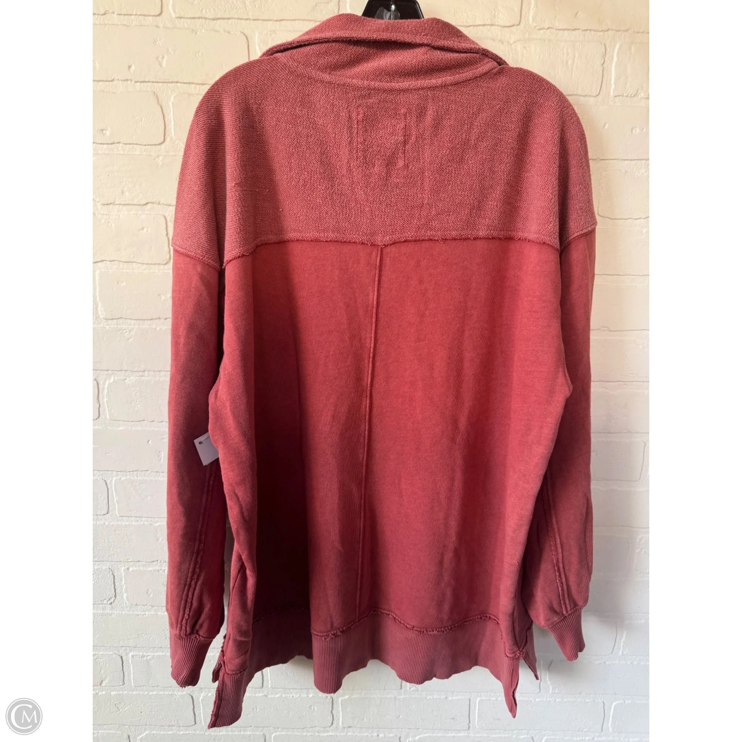Sweatshirt Collar By Aerie In Orange, Size: L